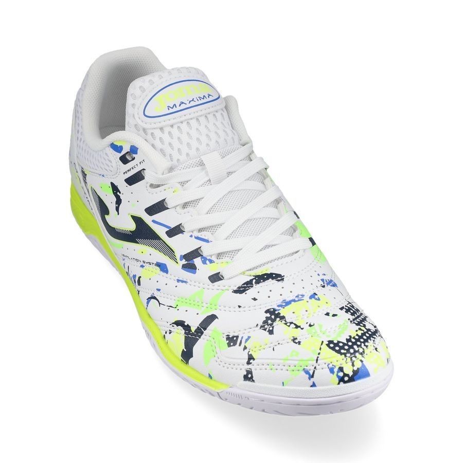 Joma Futsal Boots - Maxima 2432 White/Lemon