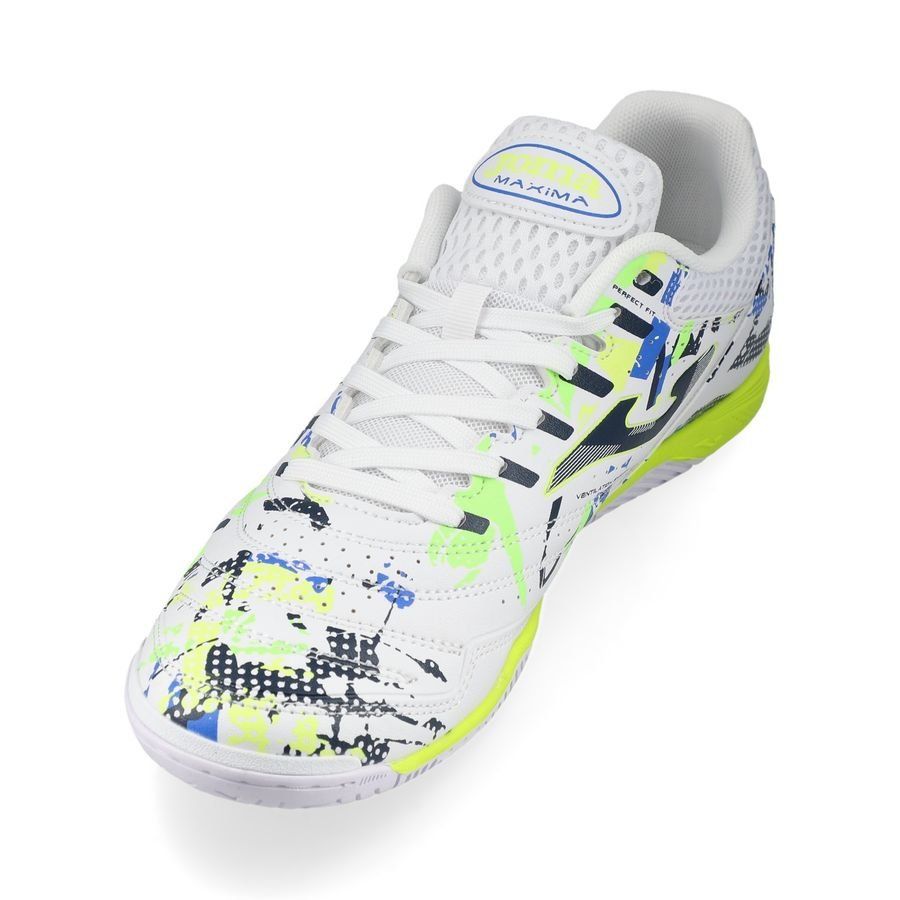 Joma Futsal Boots - Maxima 2432 White/Lemon